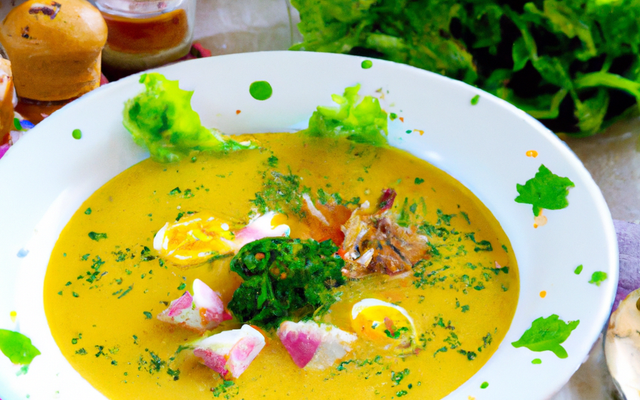 Soupe à la salade