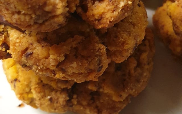 Cookies au chocolat et chapelure de pain rassis