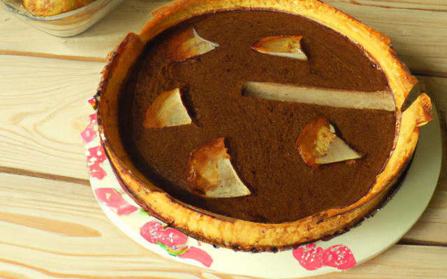 Tarte aux poires et chocolat au thermomix