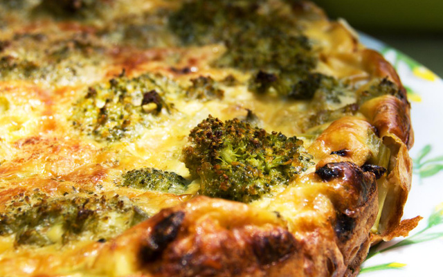 Tarte aux légumes et au chèvre Boursault