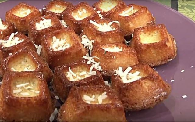Moelleux à la noix de coco et zeste de citron