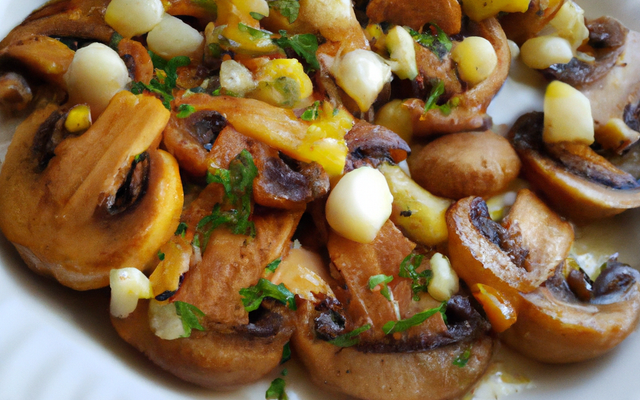 Cèpes farçis à l'ail