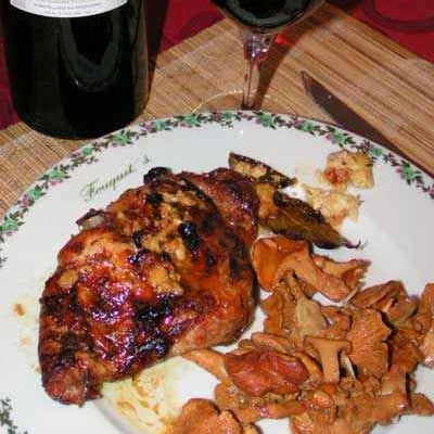 Cuisse de canard aux girolles