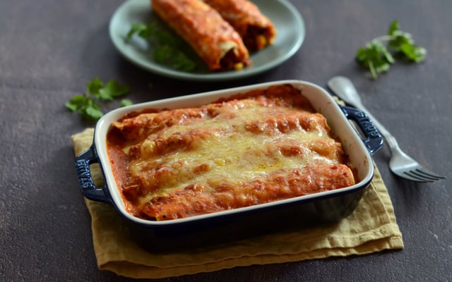 Les enchiladas au bœuf