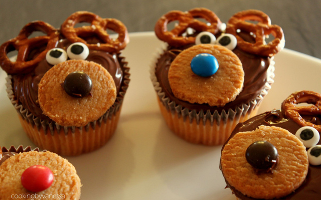 Cupcakes rennes du père Noël