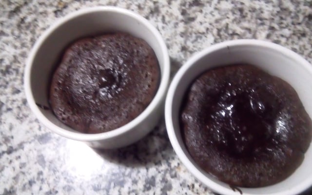 Fondant cœur chocolat