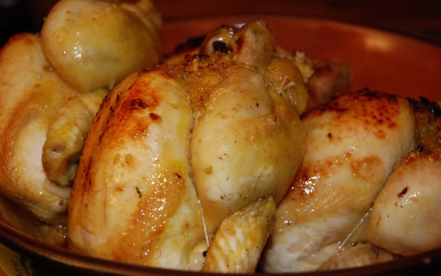 Poulet aux 40 gousses d'ail