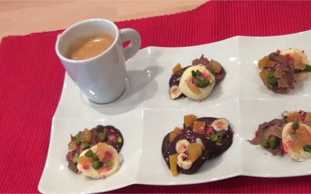 Mendiants au chocolat