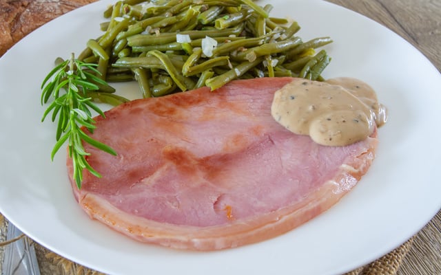 Jambon à la poêle