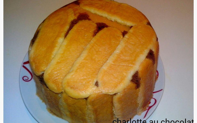 Charlotte au chocolat noir