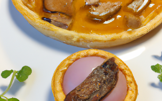 Tartelette 'colvert' aux senteurs d'automne et escalope de foie gras poêlée.