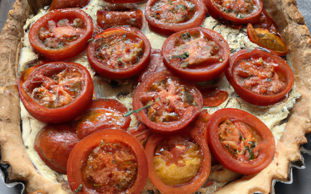Tarte aux tomates vitaminée