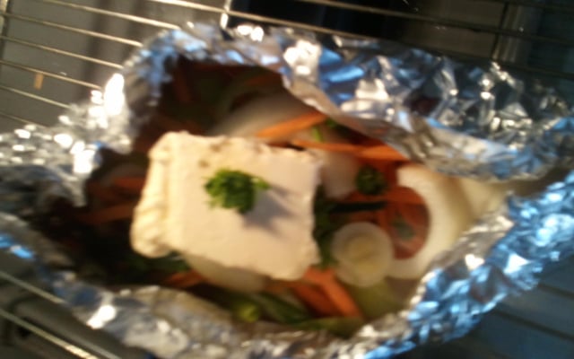 Filets de panga en papillote