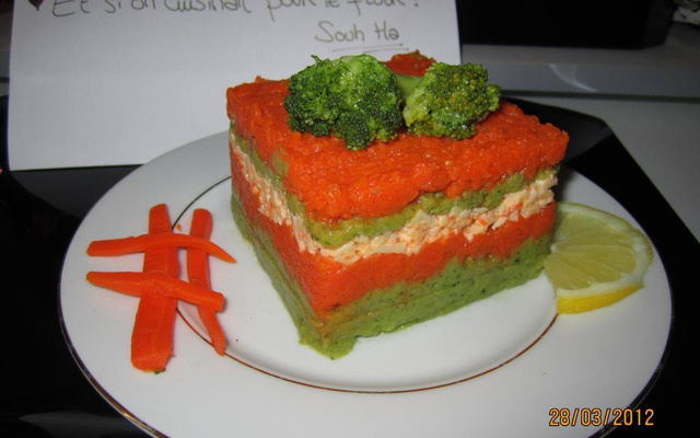 Mille feuilles de légumes