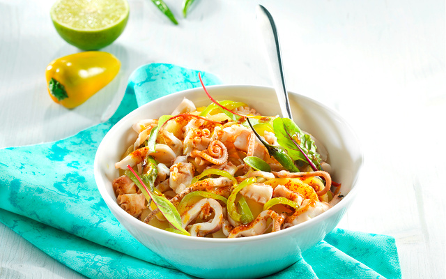 Salade de poulpe au paprika