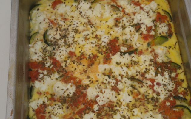 Gratin de courgettes (allégé)