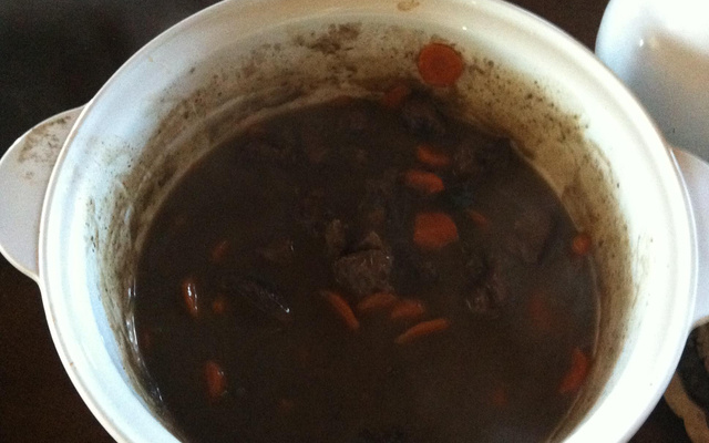 Bœuf bourguignon simplement