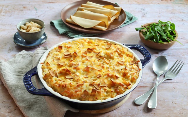 Gratin de coquillettes façon Mac & Cheese