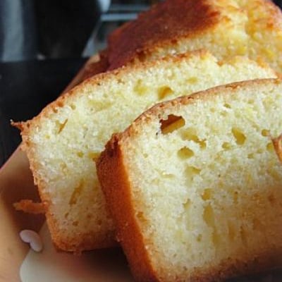 Cake au citron moelleux aromatisé rhum