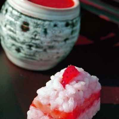 Sushis à la fraise