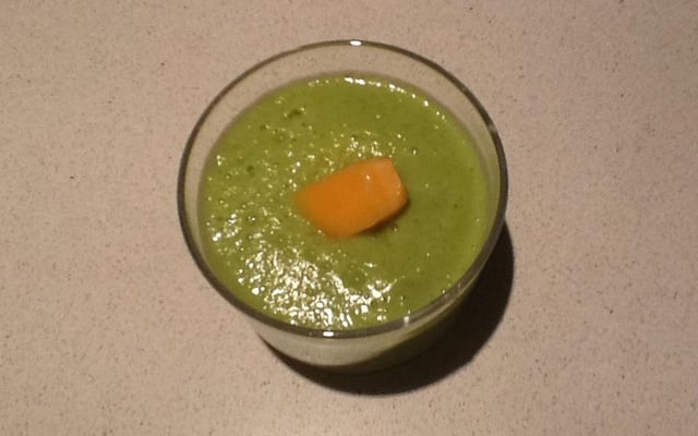 Velouté de courgettes à la vache qui rit