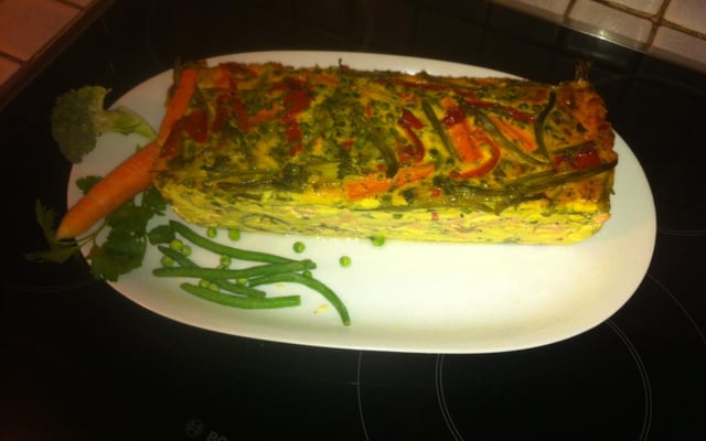 Terrine de légumes au saumon
