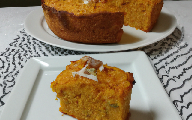 Cake à la citrouille et noix de coco