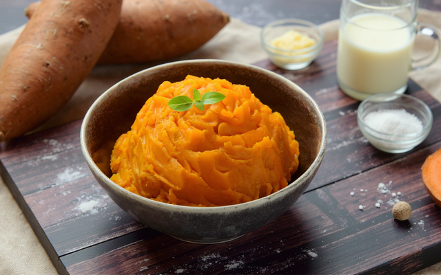 Purée de patate douce au Monsieur Cuisine