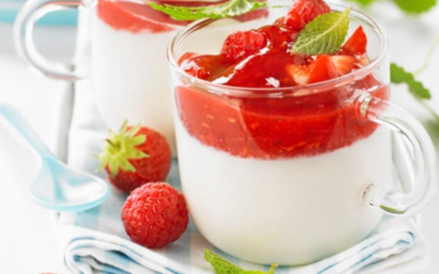 Panacotta Coco Fruits Rouges