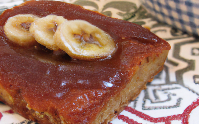 Gâteau à la confiture de banane