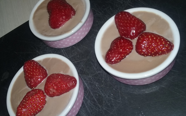 Crème chocolat - fraises