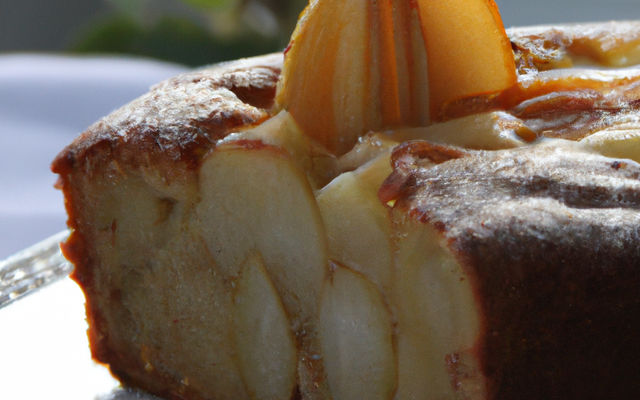 Gâteau renversé aux poires rapide