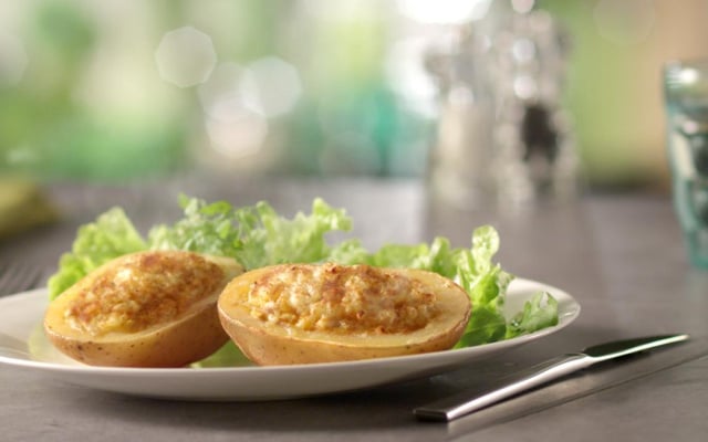 Pommes de terre gratinées au four