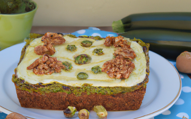 Gâteau aux courgettes et aux noisettes