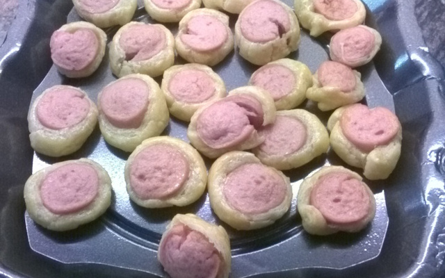 Feuilletés apéritifs aux saucisses