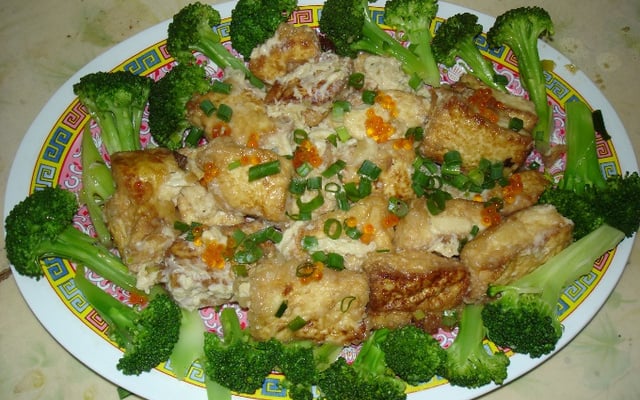 Tofu frit à la pékinoise