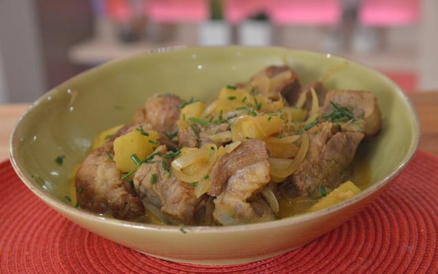 Sauté de porc à l'ananas à l'aigre douce