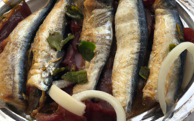 Petite sardine amidonnée