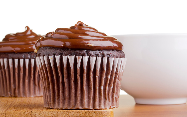 Cupcakes végétaliens au chocolat (sans produits laitiers, sans œufs)