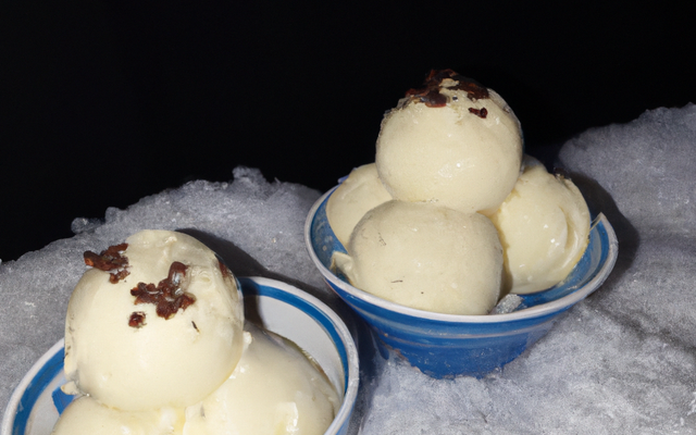 Boules de neige à la crème de chicorée