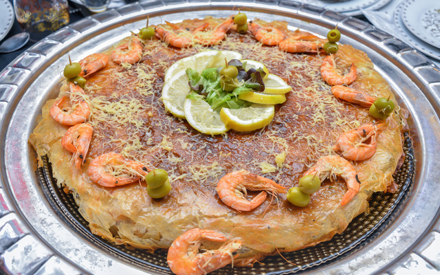 Pastilla aux fruits de mer traditionnelle