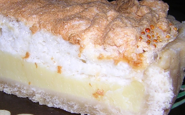 Tarte au citron et meringue vanillée