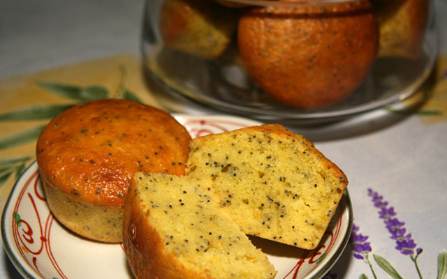 Muffins au citron et pavot