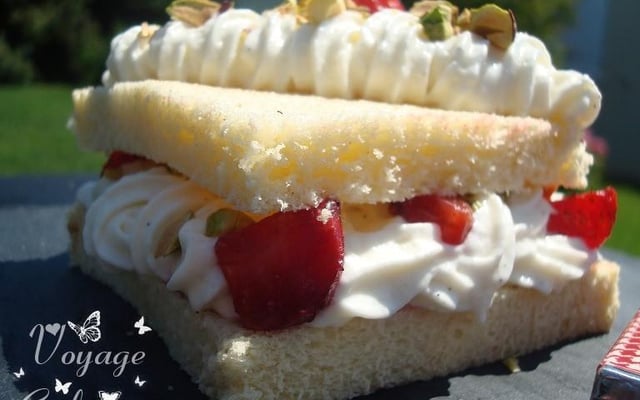 Mille-feuille brioché Harrys à la chantilly de St Môret®