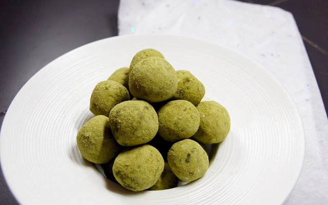 Truffes au matcha