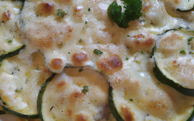 Gratin facile de courgettes au chèvre frais