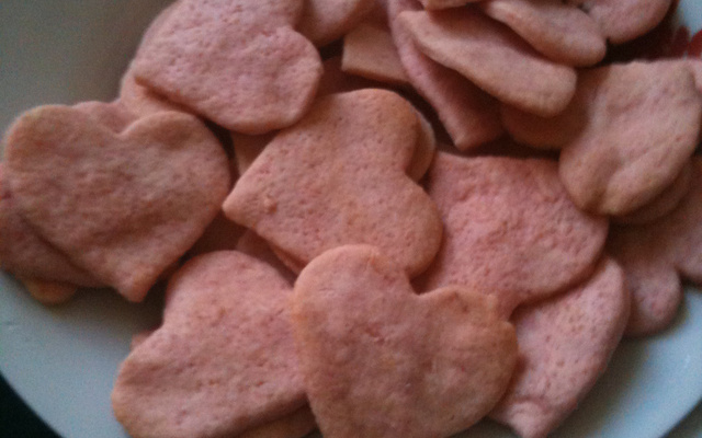 Sablés de la Saint Valentin