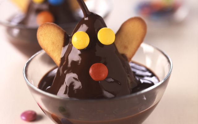Poire fantaisie Mont Blanc Chocolat