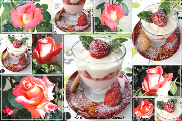 fraises au fromage blanc