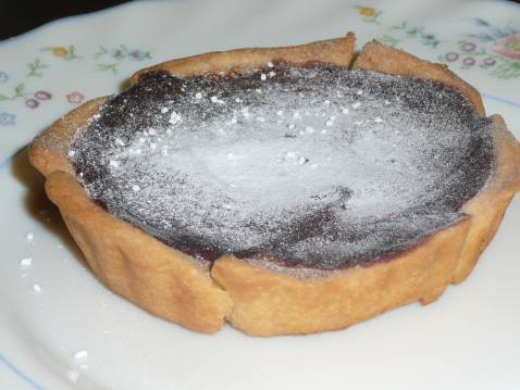 Tarte à la noix de coco et chocolat